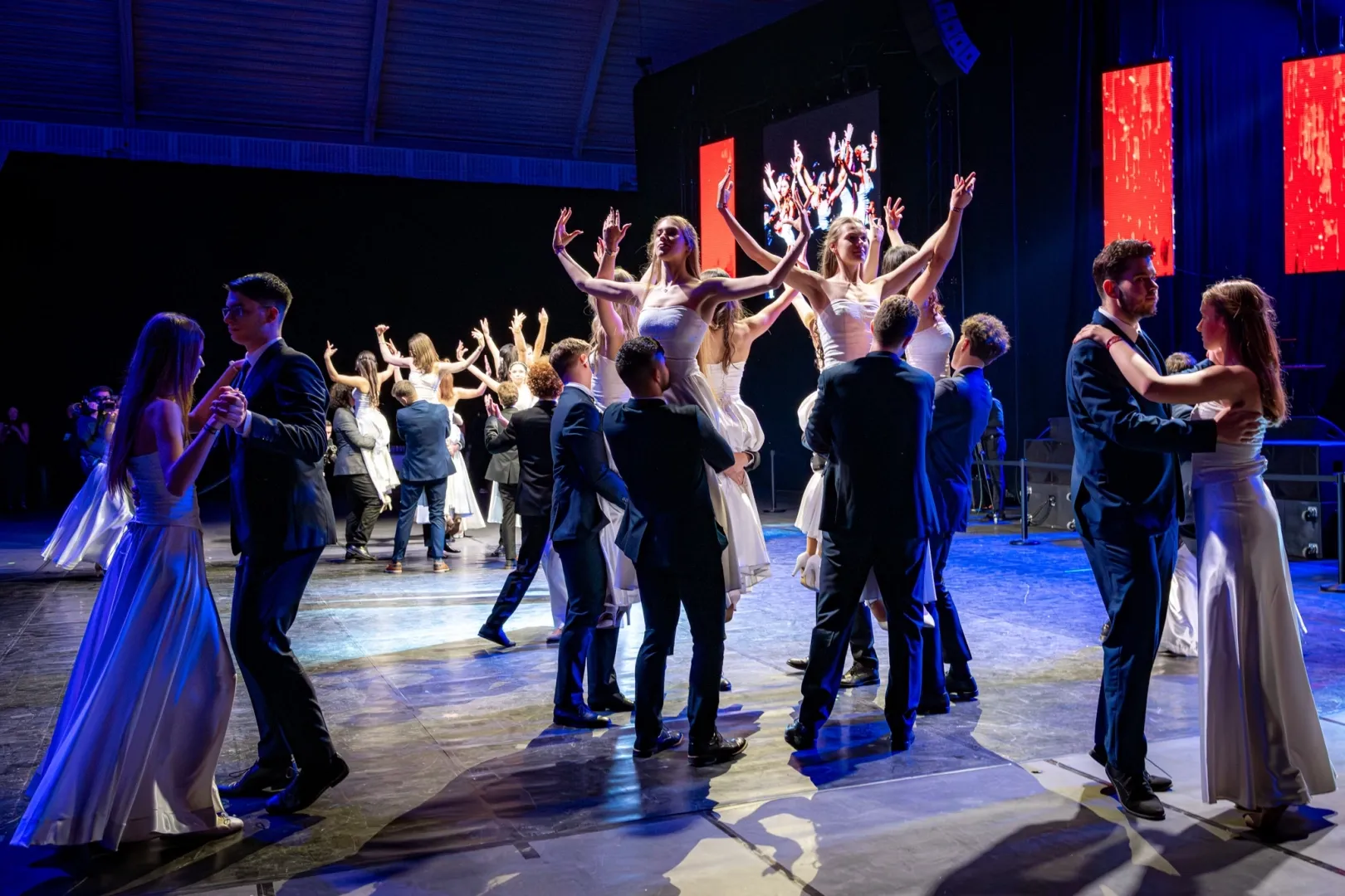 The freshers’ opening dance once again captivated the audience (Photo: András Adorján)